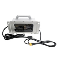 LYYX900F 72V10A Chargeur de batterie étanche 72V 10A Chargeur de batterie au plomb avec connecteur XT90 110VAC 220VAC