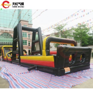 Bạt PVC thương mại Inflatable dành cho người lớn khóa học trở ngại Swing thương mại Inflatable Trampoline công viên Bouncer trượt lâu đài - Product Image 2