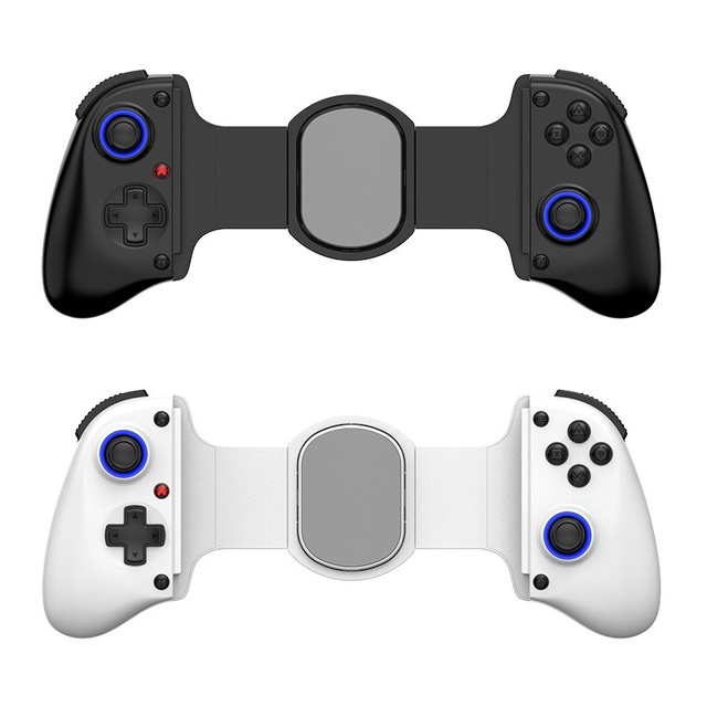BSP D11S Wireless BT Game Joysticks Mobile Gaming Controllers Stretching Gamepad 6-axis Gyro Vibration 400mAh Battery