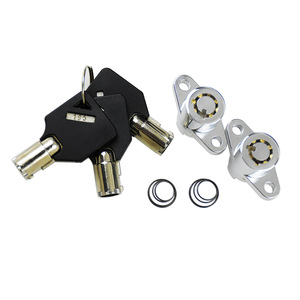 Pièces de moto, serrure de coffre latéral de moto, cylindre de serrure de coffre arrière, adapté à la modification des pièces Harley - Product Image 3