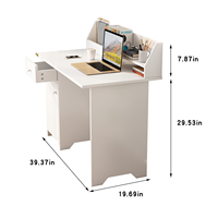 YQ FOREVER bureau d'étude d'angle en MDF, bureau de maison, Table de bureau, bureau à double ordinateur