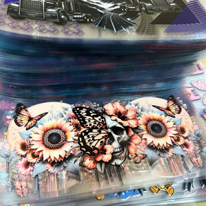 สติ๊กเกอร์ UV ขนาด 16 ออนซ์ ขายส่งจากโรงงาน สำหรับงาน DIY ของขวัญ งานฝีมือ ราคาแข่งขัน ฟิล์มหุ้มแก้ว UV DTF ไม่ทิ้งคราบ สำหรับงานพิมพ์แบบทรานเฟอร์ - Product Image 3