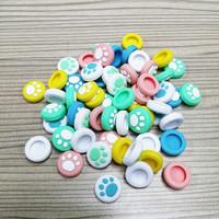 Capuchon de couverture de joystick analogique en caoutchouc de silicone personnalisé poignée de pouce pour accessoires de jeu de compatibilité de contrôleur de commutateur