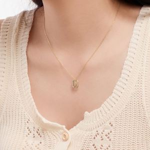 Dylam Rhodium 14K Gold Plated Dainty CZ Alphabet -P- Letter Necklace, Personalized <b>Name</b> Initial Necklace for Women Female - Product Image 3