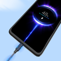 Nouvel arrivage de filet de pêche personnalisé tissage magnétique 60W 6A câble de charge rapide de type C 100W câble USB C vers USB C pour iPhone Huawei