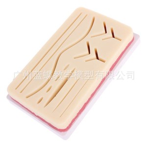 Module de suture de plaies avec coussin en silicone pour la pratique de la suture cutanée, simulant des instruments chirurgicaux - Product Image 3