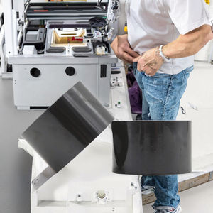 高级树脂蜡色带55毫米/74毫米/<span class=keywords><strong>110</strong></span>毫米 * 300m斑马兼容惠普/OKI标签条形码打印机配件 - Product Image 1