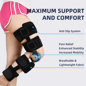 Penyangga sendi lutut profesional, Osteoarthritis medis patah tulang Post-Op immobilisasi diartikulasikan ortopedi - Product Image 3