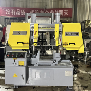 Sierra <span class=keywords><strong>de</strong></span> cinta <span class=keywords><strong>de</strong></span> alta resistencia <span class=keywords><strong>de</strong></span> venta directa <span class=keywords><strong>de</strong></span> fábrica GB4228 GB4232 GB4250 para corte <span class=keywords><strong>de</strong></span> <span class=keywords><strong>metal</strong></span> y acero con mordaza hidráulica 5.5KW Estándar CE - Product Image 6