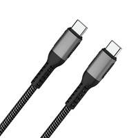 Kabel Data Charger PD USB C ke Type-C Male to Male 100W Fast Charging 5A untuk Laptop/Ponsel