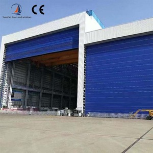 Pintu Gulung Industri PVC Elektrik Kecepatan Tinggi Tahan Angin untuk Luar Ruangan dengan Sistem Gulung Cepat - Product Image 6