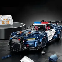 3975 pièces 1:8 Supercar technique en plastique ABS, blocs de construction 10655, voiture de sport RC, modèle de véhicule, idée de jouet de construction