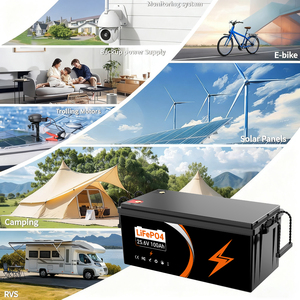 Batterie LiFePO4 25,6V 24V 100Ah avec BMS 100A, cycle profond, pour stockage d'énergie solaire et système hors réseau - Stock UE - Product Image 4