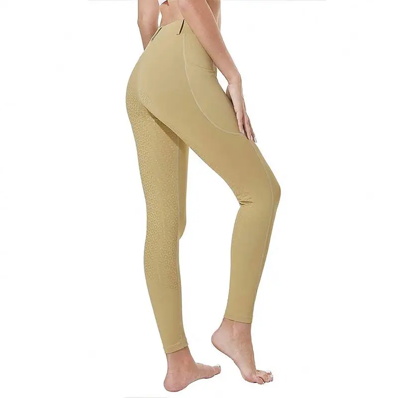 Pantaloni da equitazione da donna pantaloni da equitazione personalizzati esercizio pantaloni sportivi da equitazione a vita alta per le donne