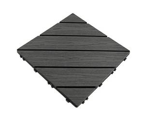 Tarima Exterior Encastrable <span class=keywords><strong>de</strong></span> Plástico Imitación Teca, Baldosas <span class=keywords><strong>de</strong></span> Madera, Suelo Compuesto Copag, Baldosas <span class=keywords><strong>de</strong></span> WPC - Product Image 6