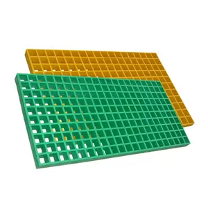 high quality fiberglass molded grating plastic grid sheets pigeon loft floor