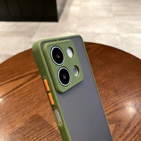 Coque de téléphone translucide pour Redmi 9A 9C 13C 14C Note 14 Pro + Note 13 12S 12 PRO PLUS A1 A2 Smoke Hard Back Cover