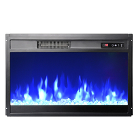 19''23''26''28''Factory Crystal Stone Effect 3 Flame Colors Small Electric Fireplace for RV Home