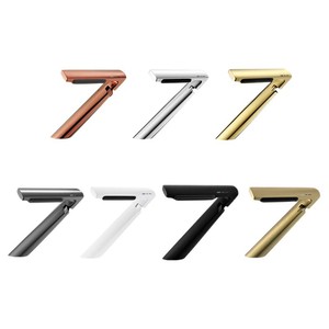 All Copper Basin Faucet Single Handle <b>Deck</b> Mounted Ceramic Valve Core Hot And Cold Water For Washbasin Bathroom Sink - Product Image 3