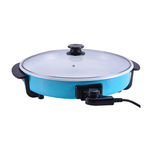 Nueva venta caliente de Control de calor Plaza antiadherente de aluminio 18 pulgadas <span class=keywords><strong>Pizza</strong></span> Grill Pan con tapas - Product Image 1