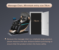 Fauteuil de massage de luxe 4D, fauteuil de massage à gravité zéro, fauteuil inclinable Shiatsu pour tout le corps, pliable, luxe pour la maison et le salon, garantie de 2 ans