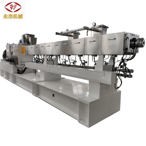 Hoàn toàn tự động PLA/pbat/pbs/pha + Tinh bột/caco3 phân hủy sinh học hạt nhựa Máy làm Twin vít đùn động cơ PLC - Product Image 1