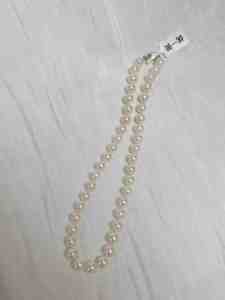 Collier ras de cou en perles d'eau douce naturelles Edison de 8 à 10 mm, plaqué or, qualité AA, blanc, cadeau de mariage/anniversaire de <span class=keywords><strong>carrière</strong></span>, perle - Product Image 6