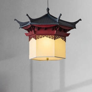 Solid Wood Loft Chandelier Zen-Inspired Chinese for Restaurants Tea Rooms <b>Dining</b> Areas Corridors Hotels Guesthouses Rustic AC - Product Image 3