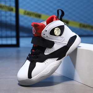 Chaussures de basket-ball pour enfants, garçons, tige synthétique, doublure en maille, semelle extérieure en caoutchouc, semelle intermédiaire en EVA, chaussures d'entraînement légères et antidérapantes - Product Image 3
