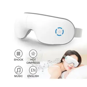 Masseur d'yeux sécurité pression d'air musique chaleur soulage la fatigue oculaire pression d'air Vibration soin musique masseur d'yeux numérique