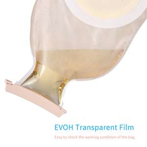 Yapıştırıcı olmayan dokuma taşınabilir yeniden kullanılabilir tek parça tıbbi tek kullanımlık Stoma kolostomi çanta kapak ostomi torbaları - Product Image 5