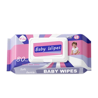 Lingettes pour bébé biodégradables à 100%, naturelles, organiques, jetables dans les toilettes, marque OEM, hypoallergéniques, non parfumées, à base d'eau, organiques