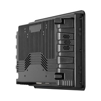 Monitor LCD Industri 7 Inci 1024*600 VGA Layar Lebar Sentuh Kapasitif Resistif, Pemasangan di Dinding VESA, untuk Desktop