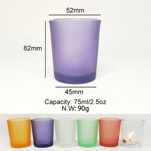 2.5oz givré clair <span class=keywords><strong>pot</strong></span> <span class=keywords><strong>de</strong></span> bougie <span class=keywords><strong>petit</strong></span> bougeoir <span class=keywords><strong>en</strong></span> <span class=keywords><strong>verre</strong></span> <span class=keywords><strong>en</strong></span> gros <span class=keywords><strong>de</strong></span> luxe vide bocaux <span class=keywords><strong>en</strong></span> <span class=keywords><strong>verre</strong></span> coloré conteneur <span class=keywords><strong>de</strong></span> bougie - Product Image 5