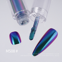2025 nouveau magique liquide poudre à ongles effet miroir vernis à ongles Chrome décor manucure Pigment liquide Chrome poudre ongles