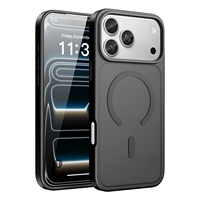 Coque de luxe pour iPhone 17 18 Pro Max, finition mate douce au toucher, antichoc, personnalisable, magnétique, vente en gros directe usine