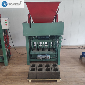 Mesin pembuat bata beton dengan Hopper pencampuran dan pencetakan otomatis cocok untuk proyek Kota - Product Image 4