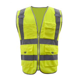 เสื้อกั๊กสะท้อนแสง <span class=keywords><strong>EN20471</strong></span>และมาตรฐาน CE เสื้อสะท้อนแสงเสื้อสะท้อนแสงมีกระเป๋าโลโก้ตามสั่ง - Product Image 2