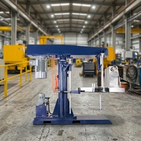 Agitateur Dissolvant/Disperseur de Pigments à Moteur Haute Vitesse 7,5 kW, Boîte de Vitesses SUS316L, 220V pour le Traitement Chimique, Haute Productivité