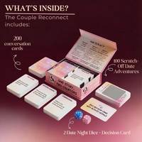 Cartes de jeu de table personnalisées en papier avec boîte à fond estampé à chaud pour les promotions de fêtes et de cadeaux