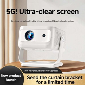 Proyector LED <span class=keywords><strong>de</strong></span> Pared T1 para Dormitorio, 720P, Compatible con <span class=keywords><strong>1080P</strong></span> y <span class=keywords><strong>4K</strong></span>, Bajo Ruido, Bajo Precio, Chip H713, Android 11, Portátil, 300 Lúmenes - Product Image 2