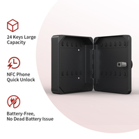 Nouvelle conception de boîte à clés NFC sans batterie, déverrouillage du téléphone en une touche, armoire à clés avec gestion des autorisations, journal de déverrouillage, clé intelligente sans clé