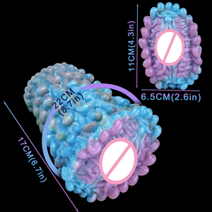GBBEAของเล่นร้อนขายช่องคลอดAnalชายMasturbatorซิลิโคนผู้ชายใหญ่Masturbationที่มีสีสันMasturbatorสําหรับชาย - Product Image 6