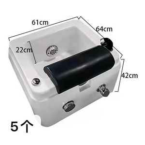 <span class=keywords><strong>Bain</strong></span> <span class=keywords><strong>de</strong></span> pieds en acrylique pour manucure, avec fonction <span class=keywords><strong>de</strong></span> massage par le surf, lumière colorée, désinfection, mobilier <span class=keywords><strong>de</strong></span> salon <span class=keywords><strong>de</strong></span> coiffure - Product Image 6