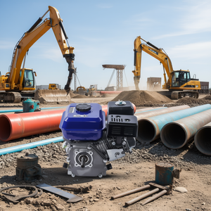 Motor de Gasolina de 212cc, 4 Tiempos, Arranque Eléctrico, Horizontal, para Bomba de Agua - Product Image 2