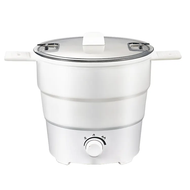 Herd Mini Wasserkocher Lebensmittel qualität Silikon Kochgeschirr Kochwasser dampfer Tragbare Reise Faltbarer elektrischer Hot Pot