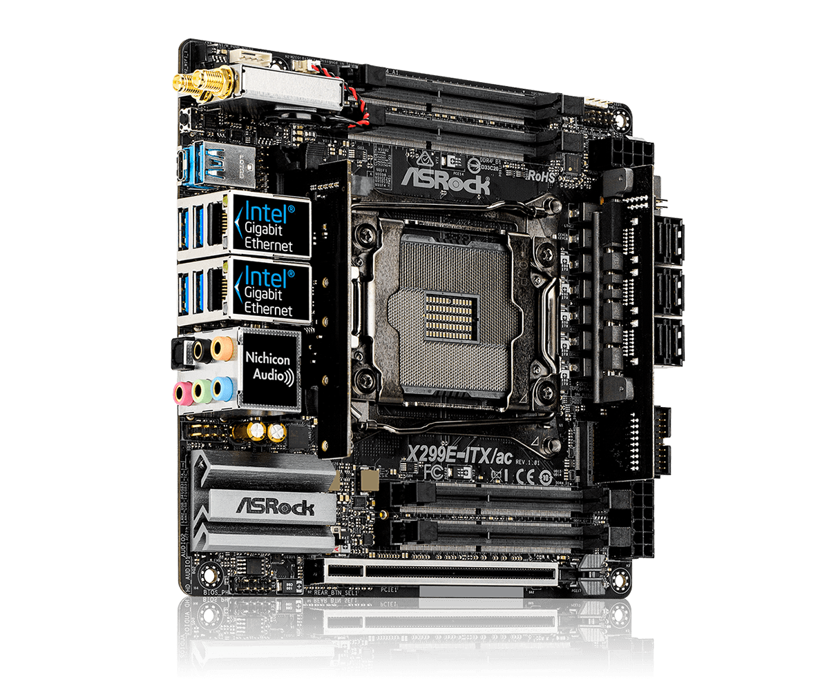 X299e-itx/ac Motherboard - Mini-Itx for Intel Core X-series