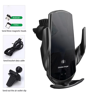 Support de téléphone Q3 à serrage automatique, <span class=keywords><strong>induction</strong></span> infrarouge, <span class=keywords><strong>chargeur</strong></span> sans fil pour voiture Q3, charge rapide - Product Image 6