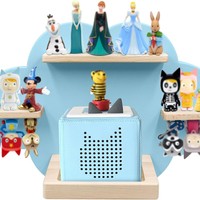 Étagère de rangement en bois à trois niveaux personnalisée, non pliable, style européen, pour chambre d'enfant, figurines suspendues, jouets, étagère magnétique