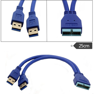 Usb3.0 Data Cable 2Am-20P High Speed <b>Adapter</b> 0.25M For Computer Expansion - Product Image 2
